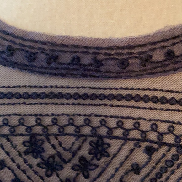 Free People Vicki Lace Embroidered Mesh Crop Top - Picture 5 of 7